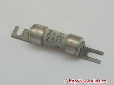 pojistka P40 K 06    10A    gR